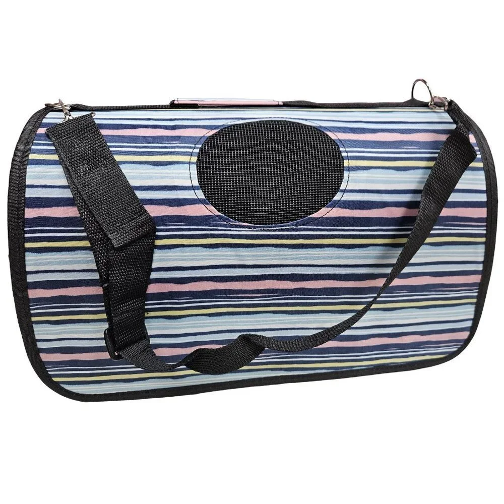 Pet Carrier for Cat, Dog or Other Pets, Stripe Print